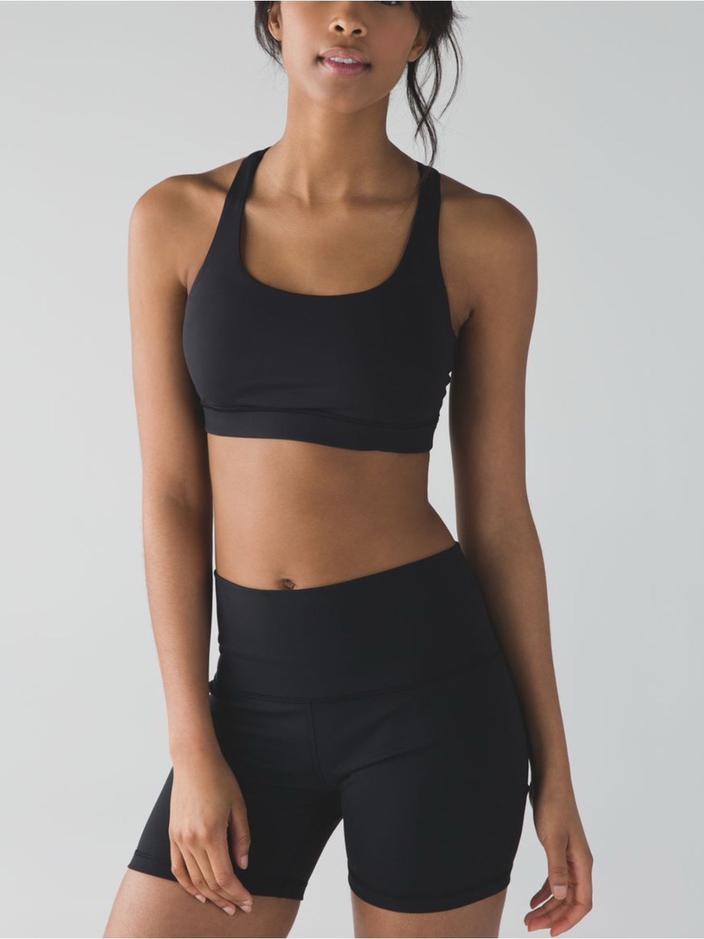 Lululemon Energy Bra Sz 6 In Black